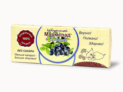  Мармелад натуральный "Черника" 140г в Борисоглебске