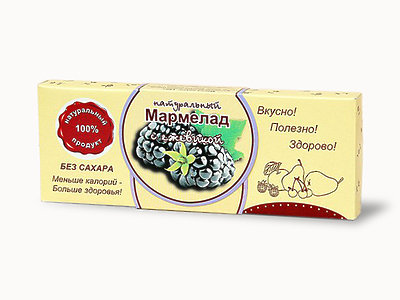№2 Мармелад натуральный "Ежевика" 140г в Борисоглебске