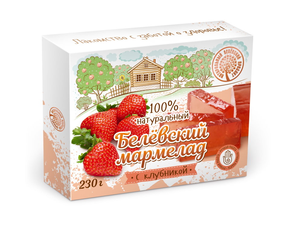  Мармелад белевский "Клубника" 230г в Борисоглебске
