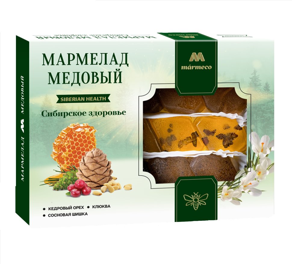  Мармелад медовый "Сибирское здоровье" без сахара 200г  в Борисоглебске
